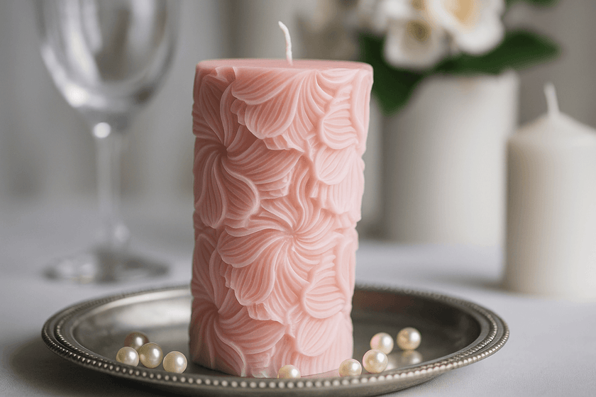 Eco-friendly handcrafted pillar and taper candles, combining sustainable materials with artisanal design for elegant home dΓ©cor.