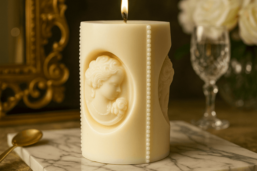 Eco-friendly scented pillar and taper candles in elegant designs, infused with natural fragrances for a sustainable and aromatic home ambiance.