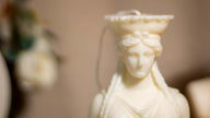 Handmade feminine form candle – clean-burning and wellness-inspired