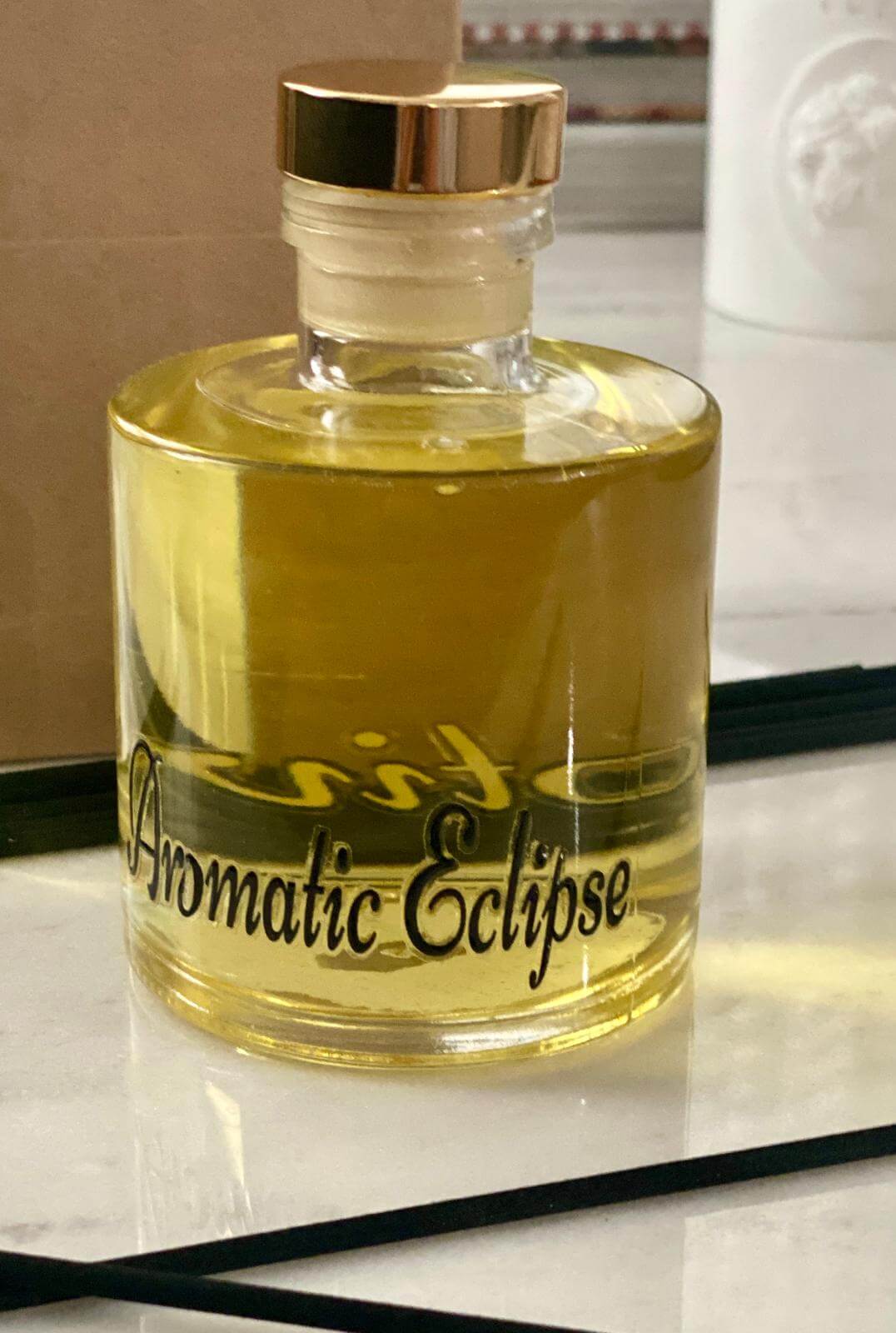 Eco-premium gift packaging for VOTIVE reed diffusers, sustainable and elegant presentation