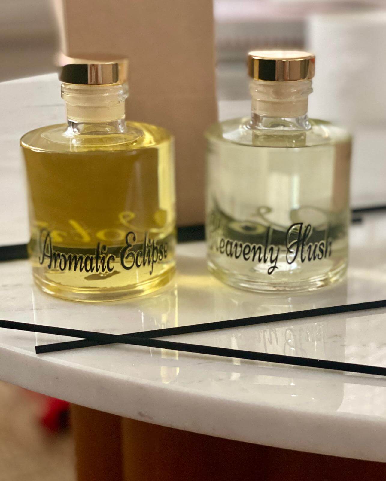 Set of VOTIVE reed diffusers in eco-premium packaging