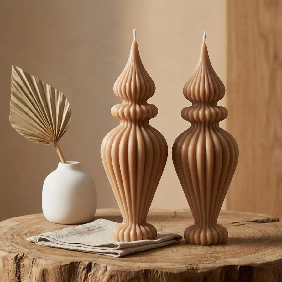 Stylish Irregular Pillar Candle