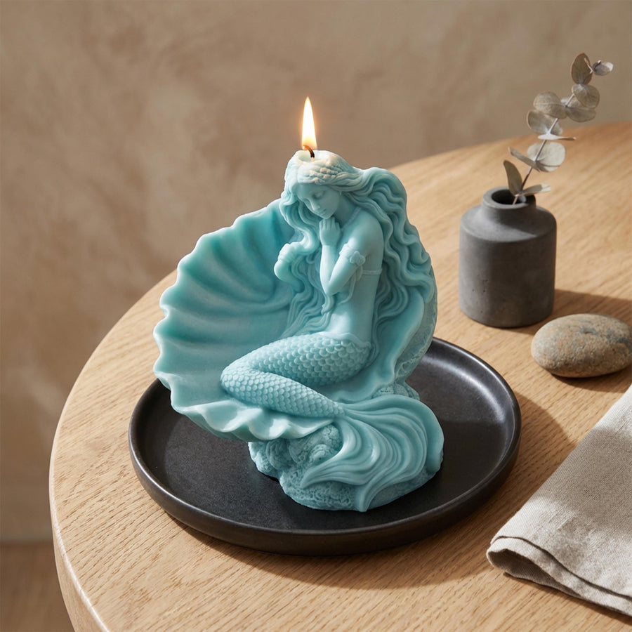 Mermaid Shell Candle