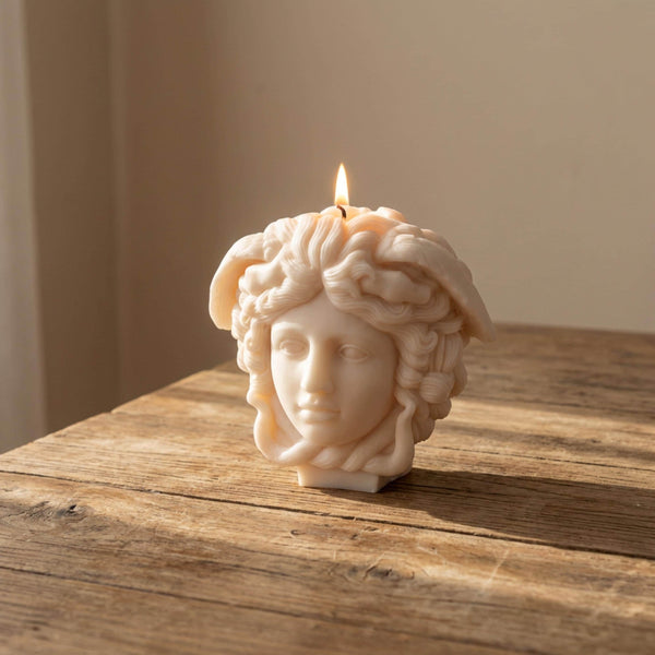 Huge Luxury Medusa Candle - A Sculptural Statement Piece