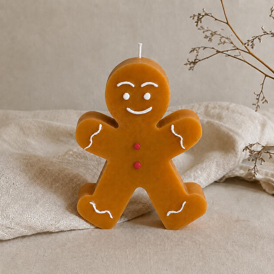 Gingerbread Man Candle – Sculptural – Sculptural Candles