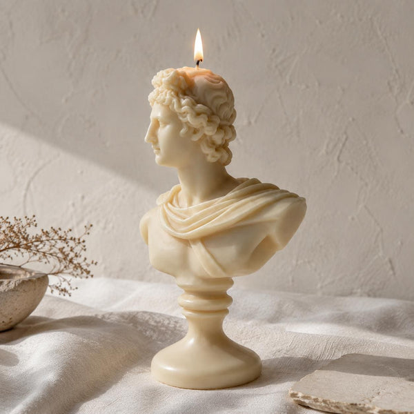 XL Apollo Bust Candle – view 2