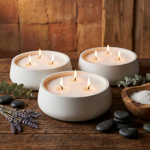 Sand Candle Decor Ideas for Beach Weddings & Coastal Style