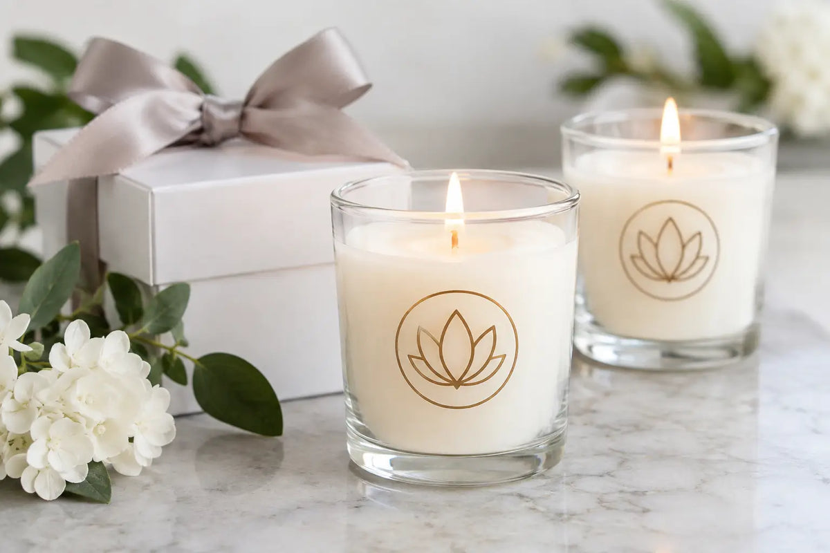 Custom Logo Candles Made for Meaningful Events