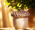Acorn Shaped Soy Wax Candle — Large Sculptural Fall Decor, Autumn Centerpiece & Housewarming Gift