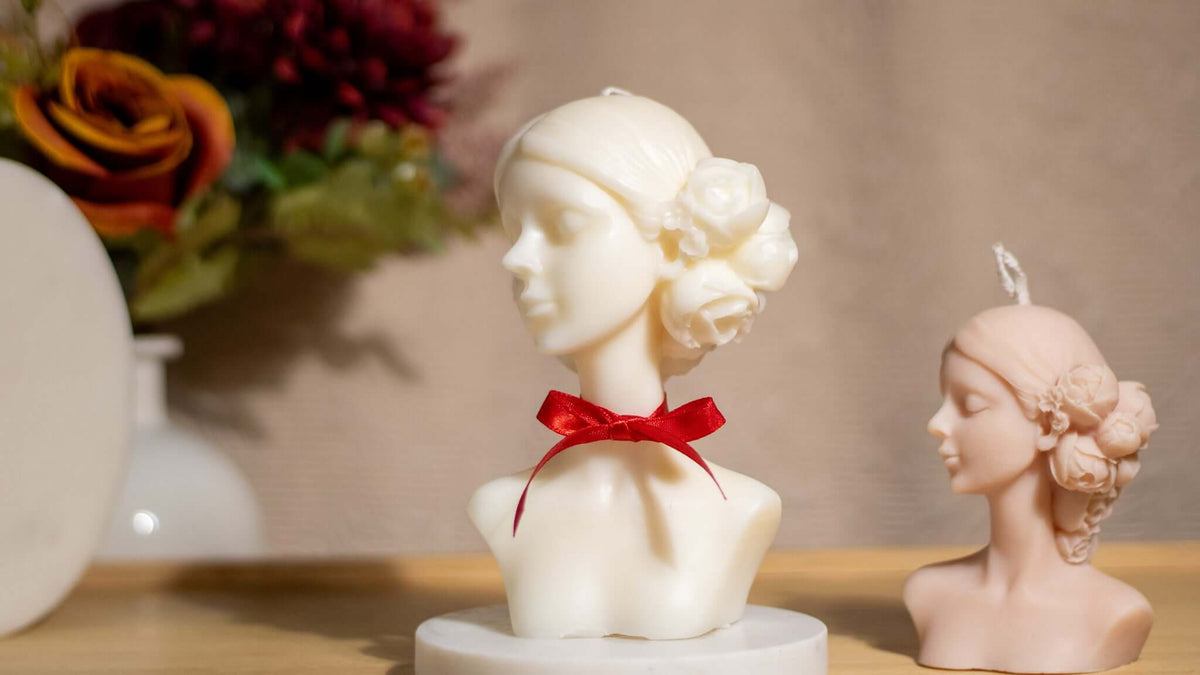 large-lady-with-flowers-candle-handmade-soy-wax-sculpture-feminine-floral-candle-art-unique-gift-for-her-romantic-elegant-home-decor