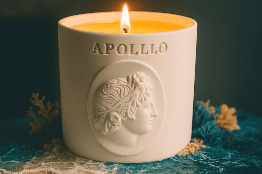 Black Coral and Moss luxury fragrance candle