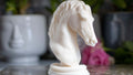 Scented Horse Head Candle - Sculptural Soy Wax Decor — close-up detail
