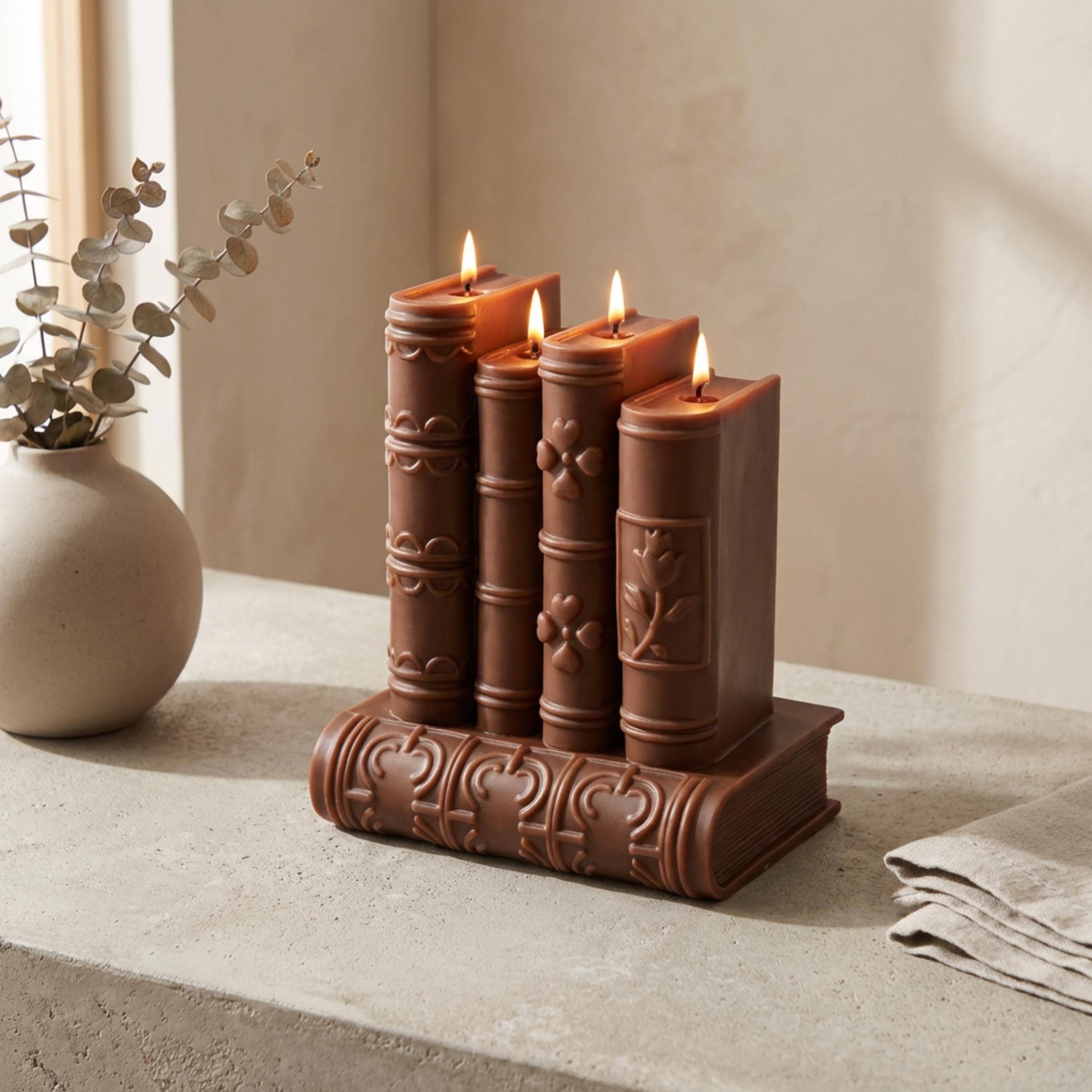 Book Frame Candle
