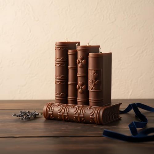 Book Frame Candle