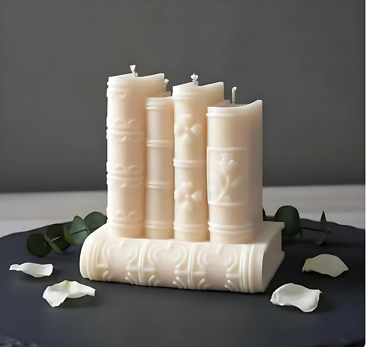Book Frame Candle