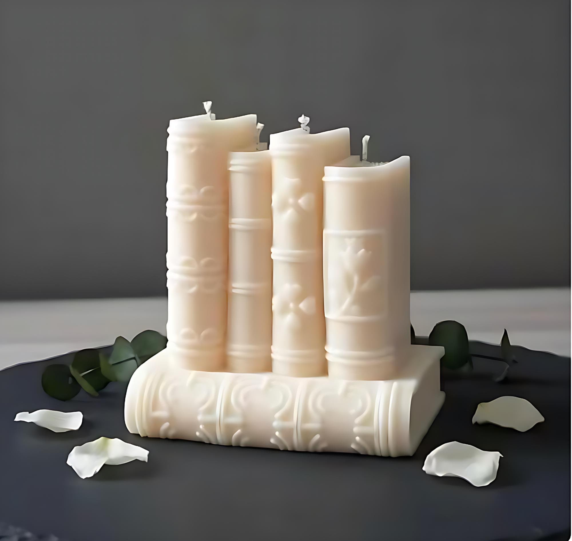 Book Frame Candle