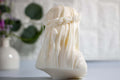 Extra Large Veiled Lady Sculptural Candle soy wax candle — close-up detail