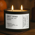 Double Wick Essential Oil Soy Wax Unique Candle 