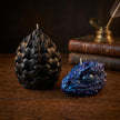 Dragon Candle Set, Dragon Head & Dragon Egg Soy Wax Candles, Gothic Fantasy Decor, Handmade Mythical Gift