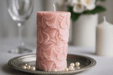 Eco-friendly handcrafted pillar and taper candles, combining sustainable materials with artisanal design for elegant home décor.