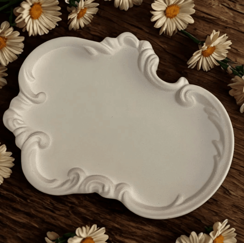 Eco-conscious spa tray on wooden table with wild flowers

