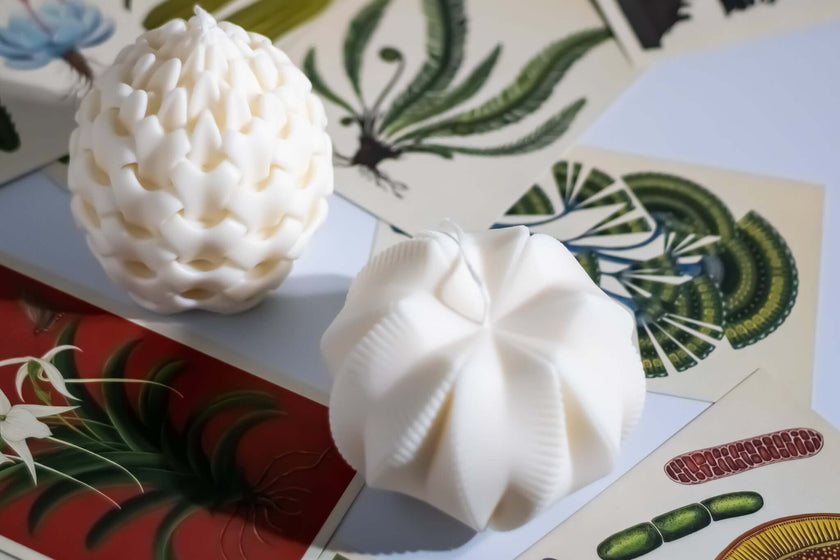 Eco-friendly soy wax candle with premium scented oils.