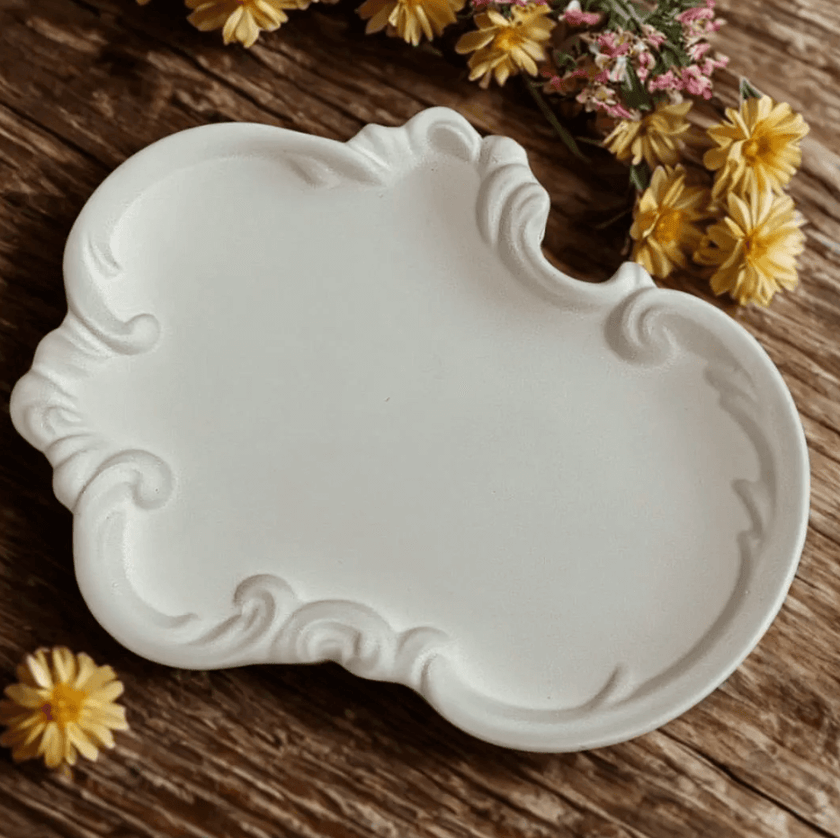 Elegant non-toxic bath tray for wellness rituals and clean decor

