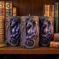 Dragon Pillar Candle, Gothic Sculptural Soy Wax Candle, Fantasy Candle Decor, Handmade Mythical Dragon Gift