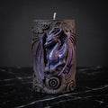 Dragon Pillar Candle, Gothic Sculptural Soy Wax Candle, Fantasy Candle Decor, Handmade Mythical Dragon Gift