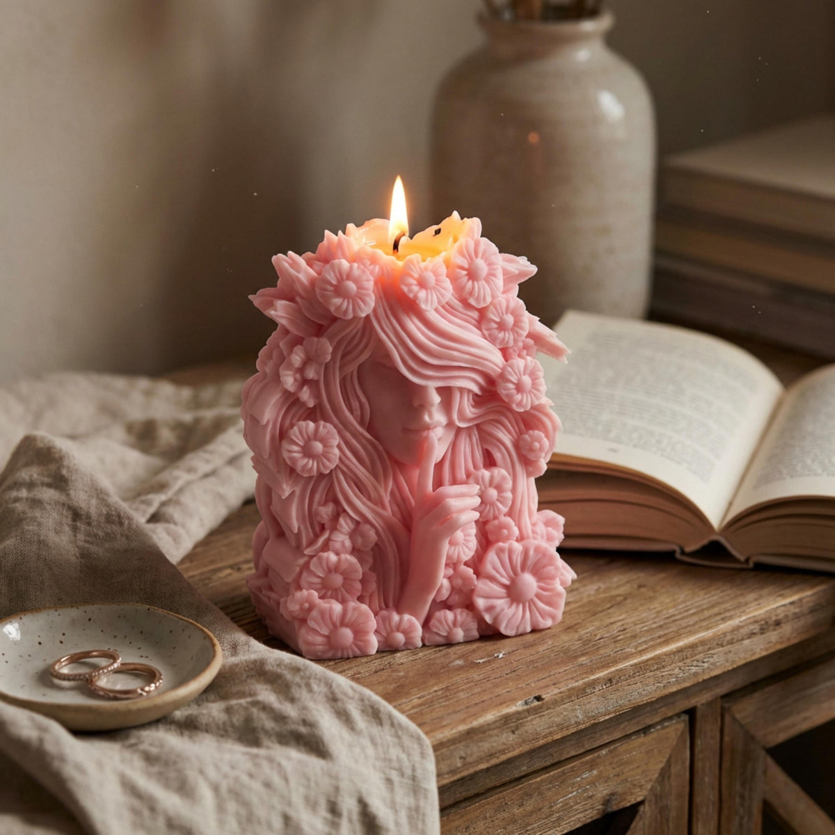 Flower Goddess Candle
