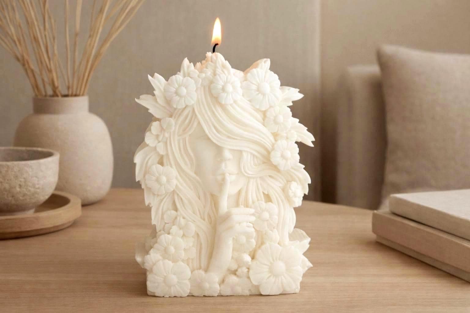 Flower Goddess Candle