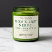 Funny Mom Candle Gift from Daughter