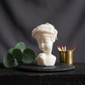 Girl Bust Sculptural Candle 