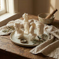 Greek Statue Candle Set – Venus Apollo Athena Hera Bust Cand – detail view