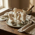 Greek Statue Candle Set – Venus Apollo Athena Hera Bust Cand – lifestyle view
