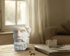 Greek face candle in soy wax – sculptural classical bust for clean minimalist decor.