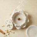 Handmade Incense holder with Cover – detail view