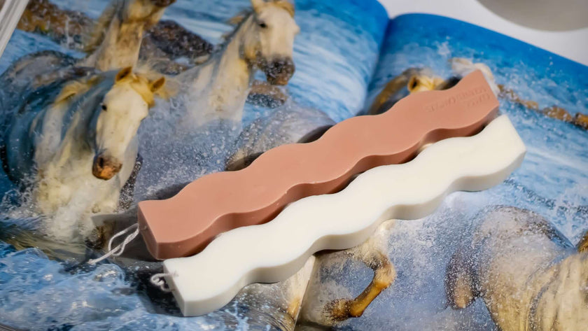 Handmade Scented Wave Candles – Non-Toxic & Vegan-Friendly

