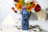 Handmade geisha candle in soy wax – VOTIVE® decorative sculpture