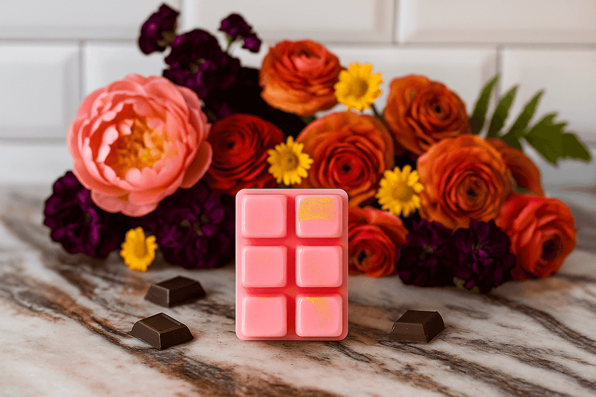 Handmade scented soy wax melts in eco-friendly packaging – non-toxic and phthalate-free