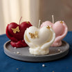 Heart Candle with Hands and Butterfly Accents - Gift Ready-Handmade Candle