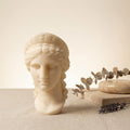 Hera Bust Statue Candle – front view