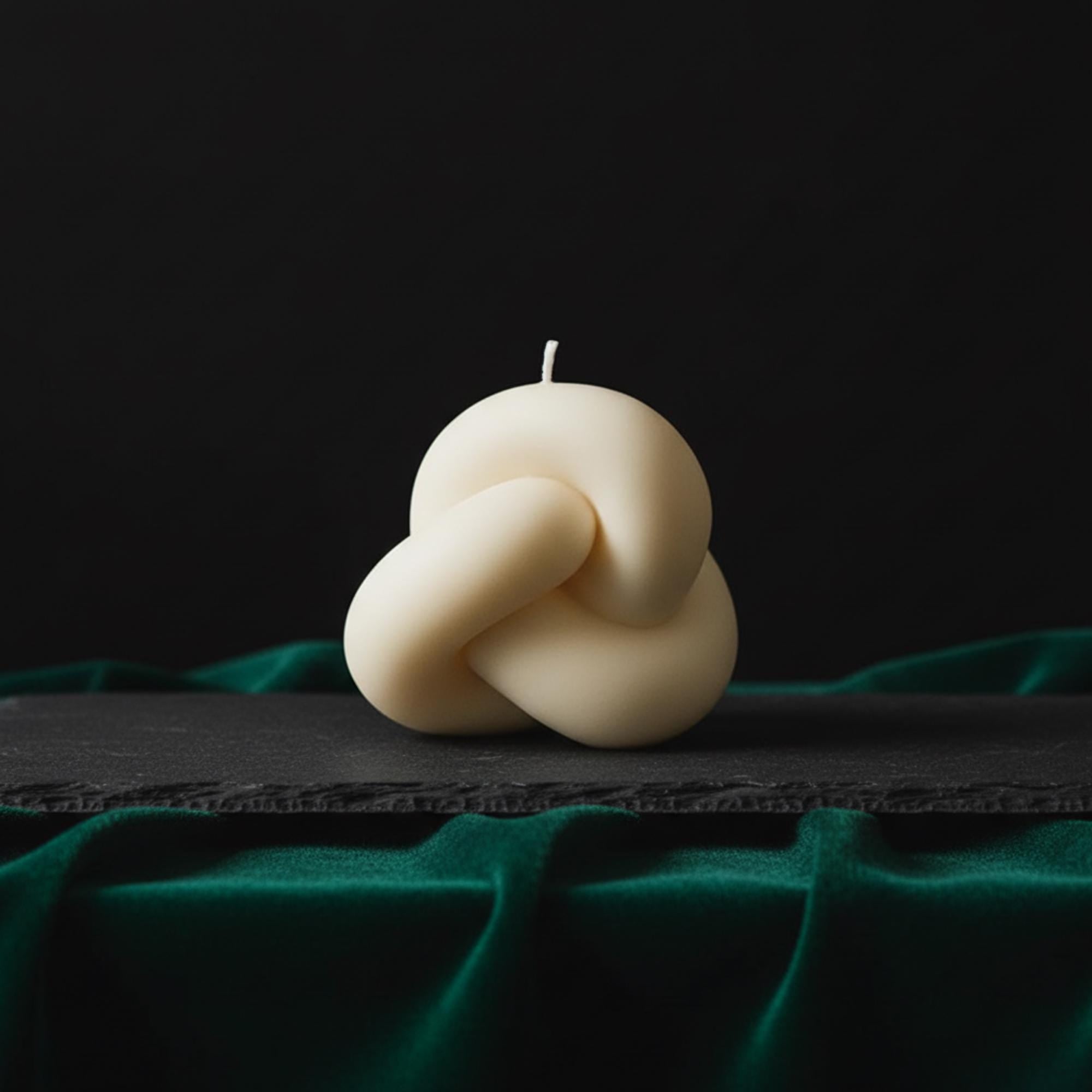 Knot Pillar Candle