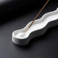 Large Ceramic Incense Holder: Handmade Incense Burner – unlit display