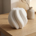 Large Swirl Candle