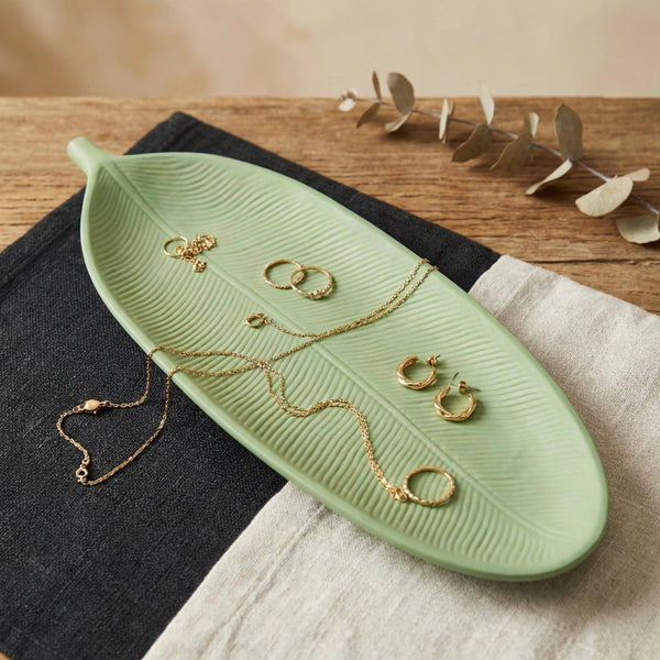 Leaf Jewelry Dish – side view