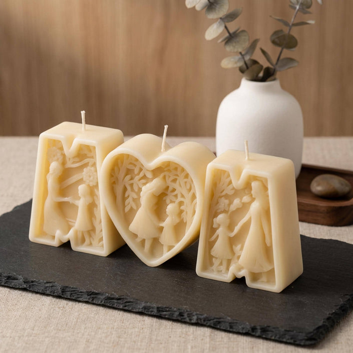 MOM Letter Candle
