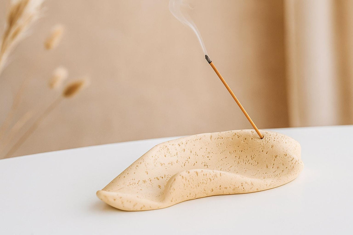 Minimalist Eco Ceramic Resin Incense Holder