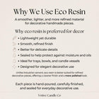 Minimalist Eco Ceramic Resin Incense Holder – styled display