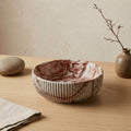 Minimalist Ribbed Bowl – side view